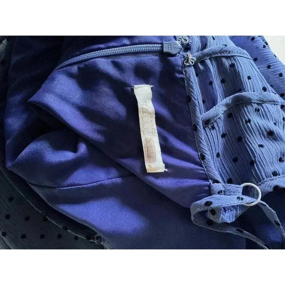 La Mason Talulah Blue Poke-a-Dot Dress - Picture 5 of 5